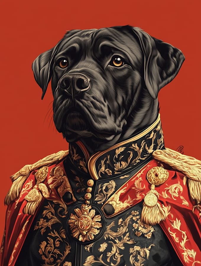 draw pet portrait with disney style