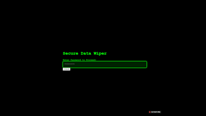 create a secure file wiper desktop app for windows