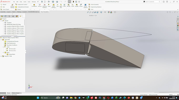 create 3d models and simulations, cfd, fea