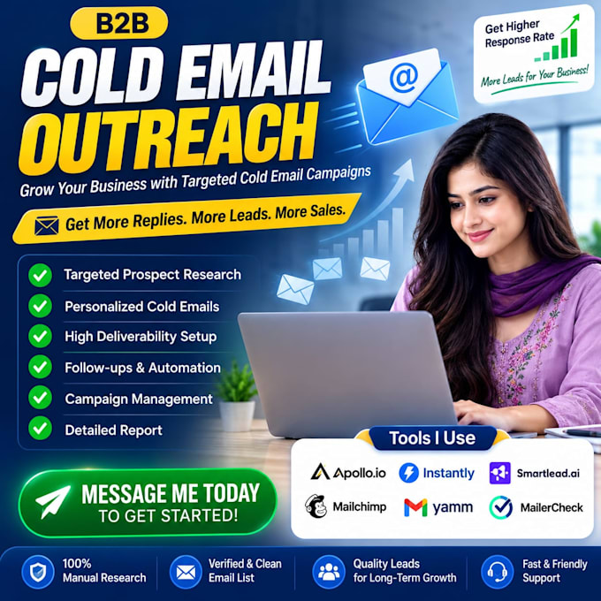 do b2b cold email outreach for your business