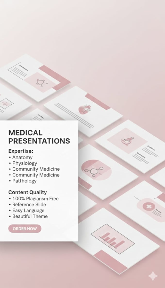 make presentations about medical subjects