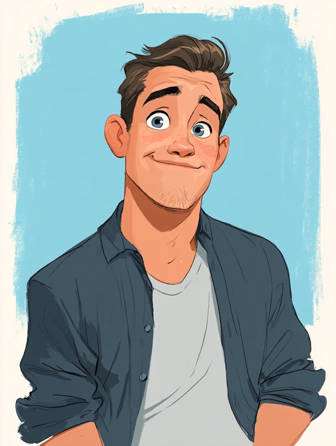 do disney cartoon portrait