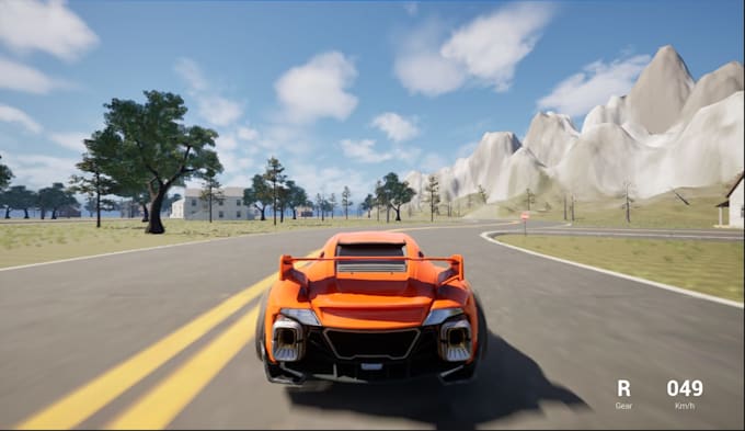 make a car racing game for you