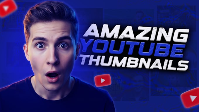 create professional and clickable youtube thumbnail