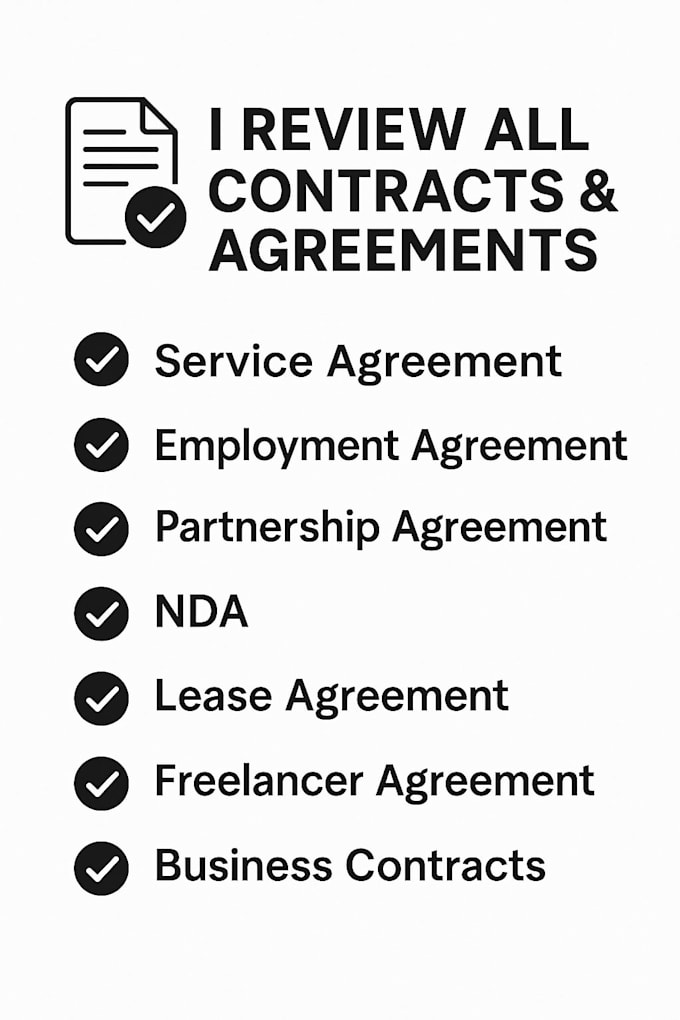 Review your contract and highlight risks, red flags, and missing ...