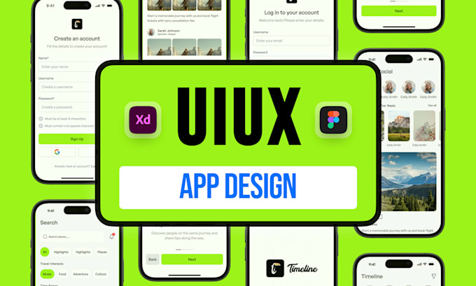 Design professional mobile app ui ux for ios and android by Ux_faisal ...