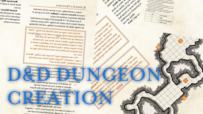 create dungeons for your dnd game