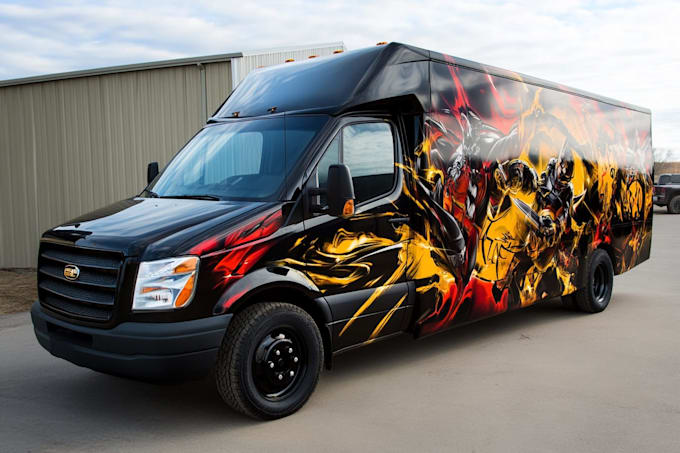 design vehicle wrap and truck decals