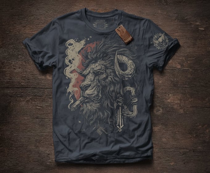 create vintage illustration t shirt