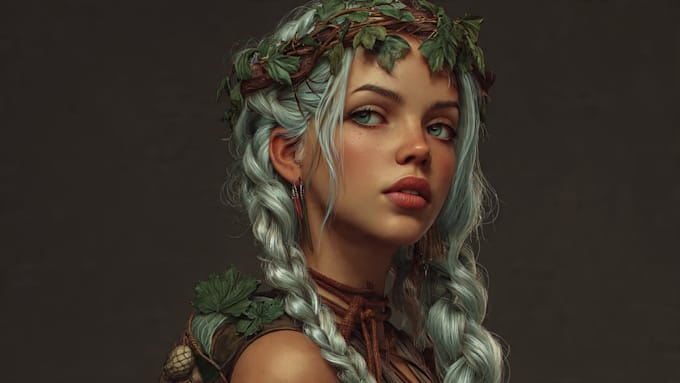 create a fantasy portrait for you