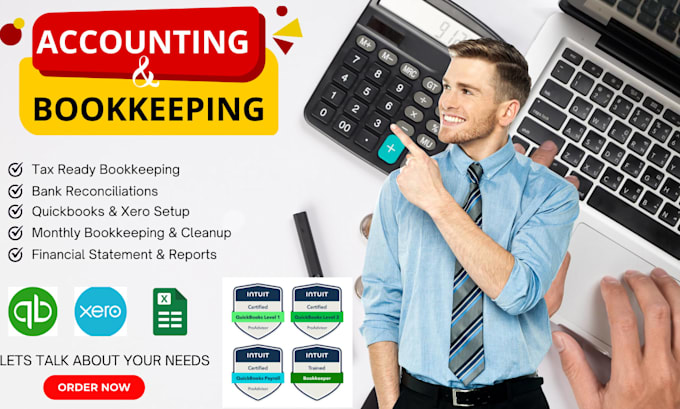 do complete bookkeeping cleanup, catch up, and reconcile quickbooks and xero