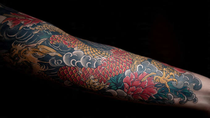 create traditional tattoo,logo design old school