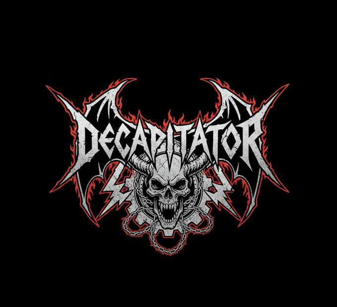 make a wicked thrash metal band logo