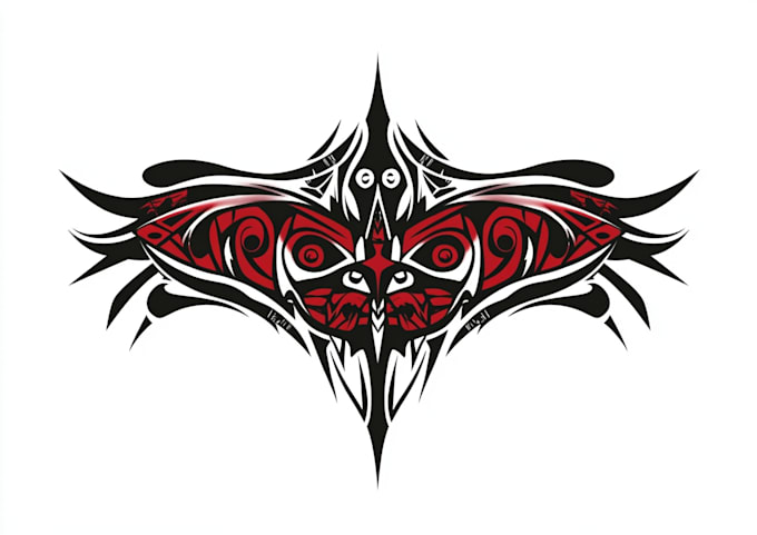 do a half sleeve tribal tattoo in polynesian pattern