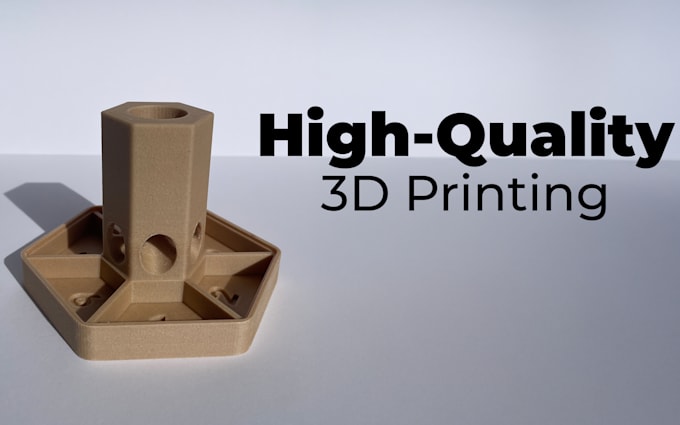 provide high quality 3d printing