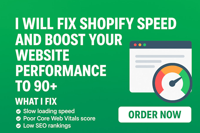 fix shopify speed and boost your website performance to 90 plus