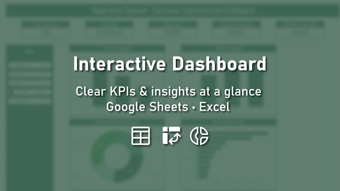 build an interactive google sheets dashboard