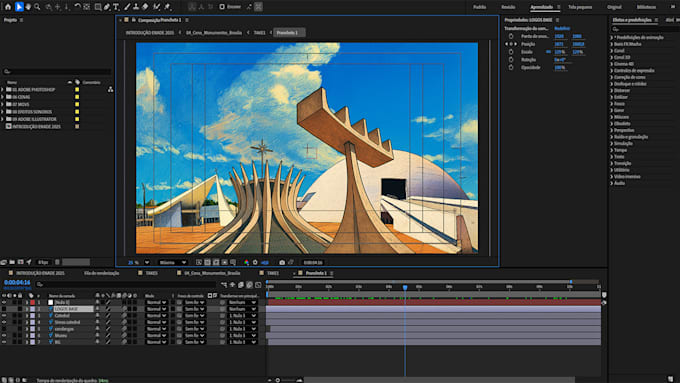 create a professional 2d animated motion graphic