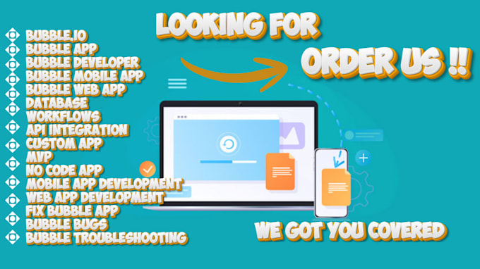 Build, fix your bubble io web app, mobile app, mvp, api integration ...