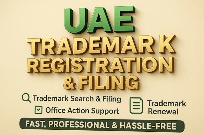 do uae trademark, trademark filing, brand protection, trademark search, uae