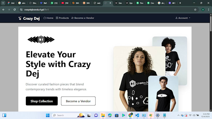 develop an ultra modern ecommerce web application