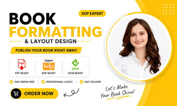 do book formatting and layout design for print and kindle