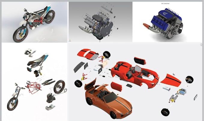 design 3d cad models, product prototype and 3d print ready files in solidworks