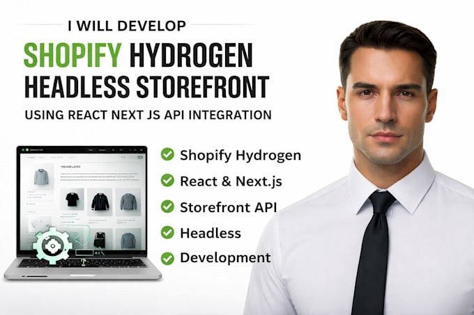 develop shopify hydrogen headless storefront using react next js api integration