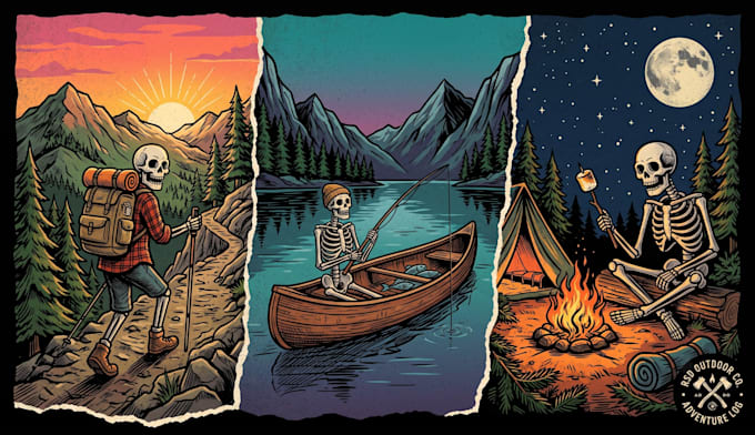 draw you custom t shirt illustrations