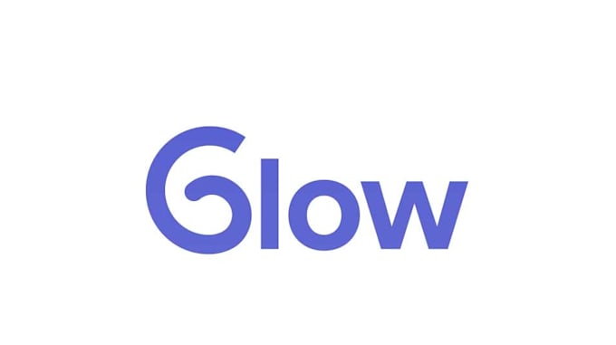 professional custom neon logo design glowing effect