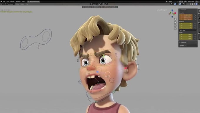 Add rig to3d vrm avatar model,cartoon character rigging,iclone,lip sync ...
