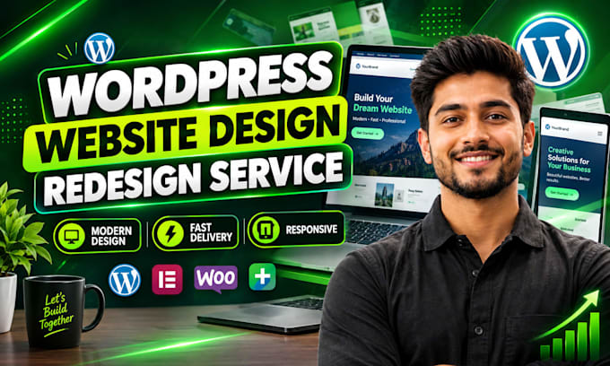 professionally design and develop custom wordpress websites