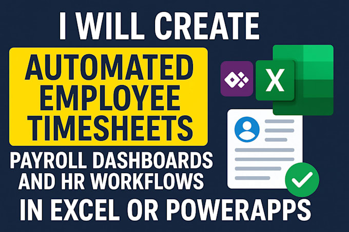 create automated employee timesheets and payroll dashboards