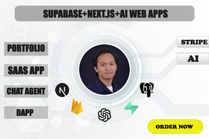 Develop nextjs supabase ai stripe saas web app by Arjun_verano | Fiverr