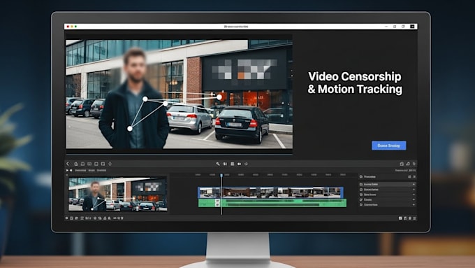 professionally blur or censor faces and objects with motion tracking