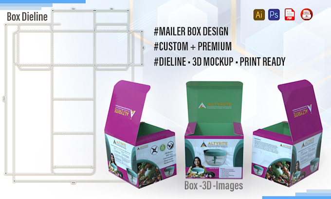 Design professional mailer box, shipping box, and custom product ...