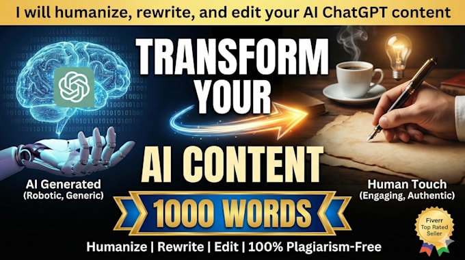 humanize, rewrite and edit your ai chatgpt content