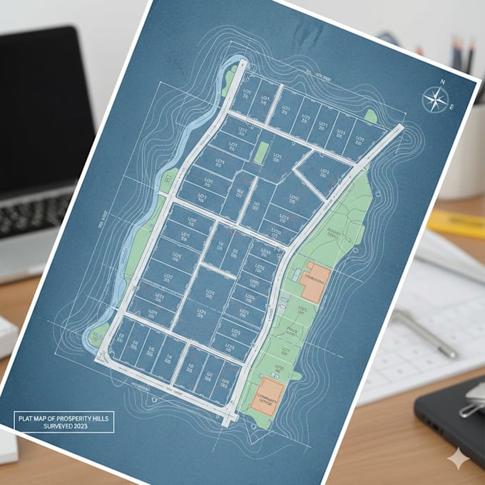Design site map, rv park, property map, plat map, site plan by Engr ...