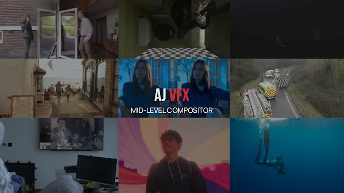 do professional vfx compositing, rotoscoping, tracking, matchmoving and keying