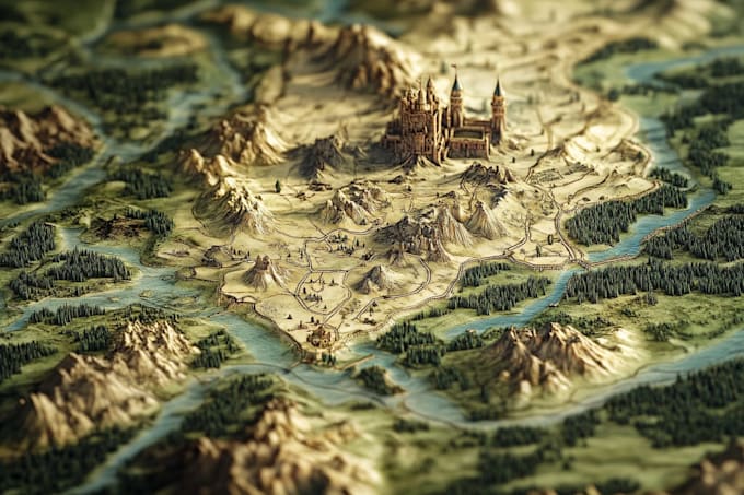 make a fantasy map for your dnd game