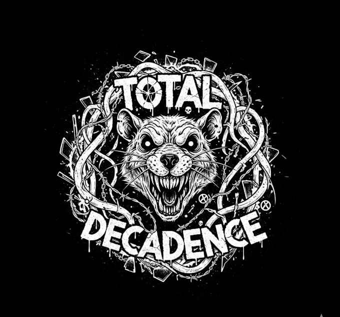design a crust punk grindcore logo