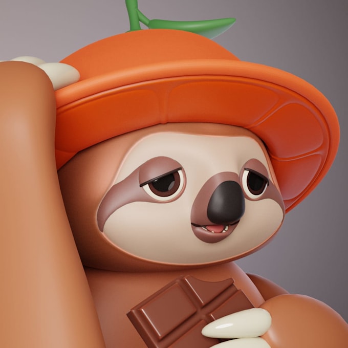 model and texture a stylized 3d character