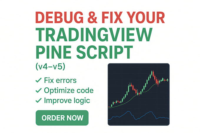 debug and fix your tradingview pine script code