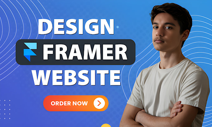 design professional framer website or landing page