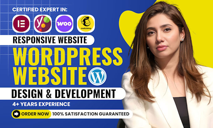Design and develop responsive wordpress website design by Webdev ...