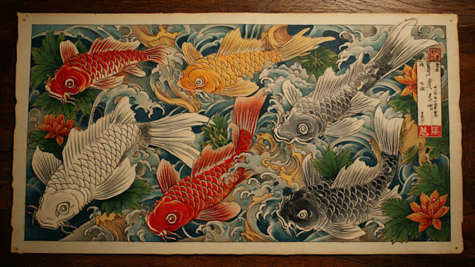 make a traditional japanese irezumi tattoo