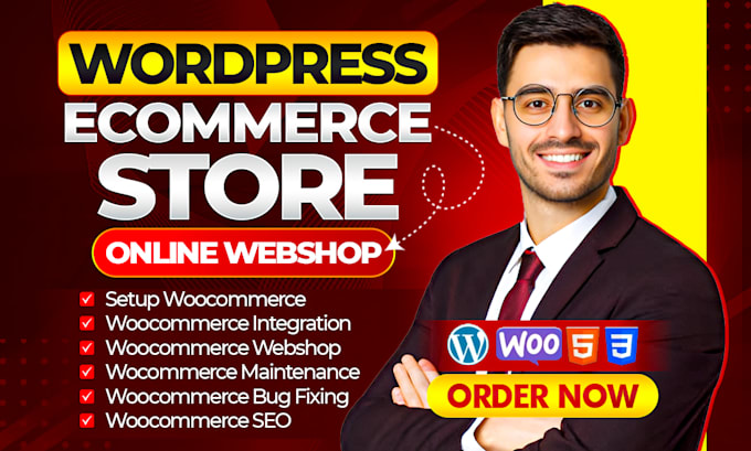 setup woocommerce webshop, develop customize and maintain woocommerce store