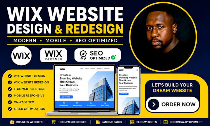wix website design wix SEO website redesign build wix business ecommerce store