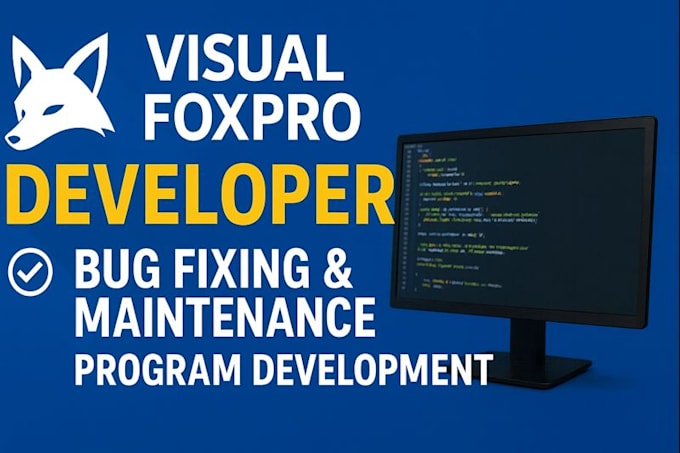 design, develop, and maintain visual foxpro applications, including bug fixing