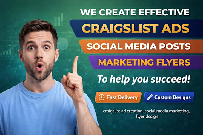 design attractive craigslist ads, get more cliick and sales